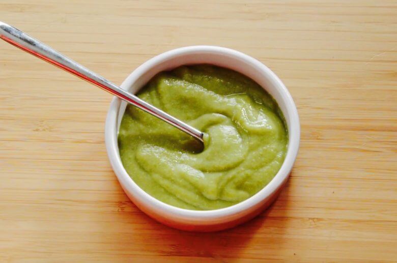 Green bean potato and cod fish baby puree recipe (from 6 months)