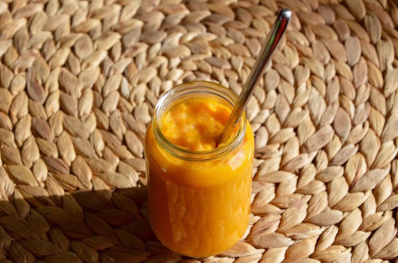 Carrot and sweet potato baby puree recipe (from 4 months)