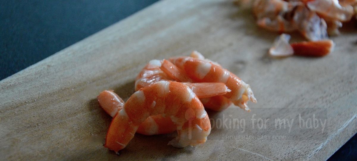Shrimps for baby