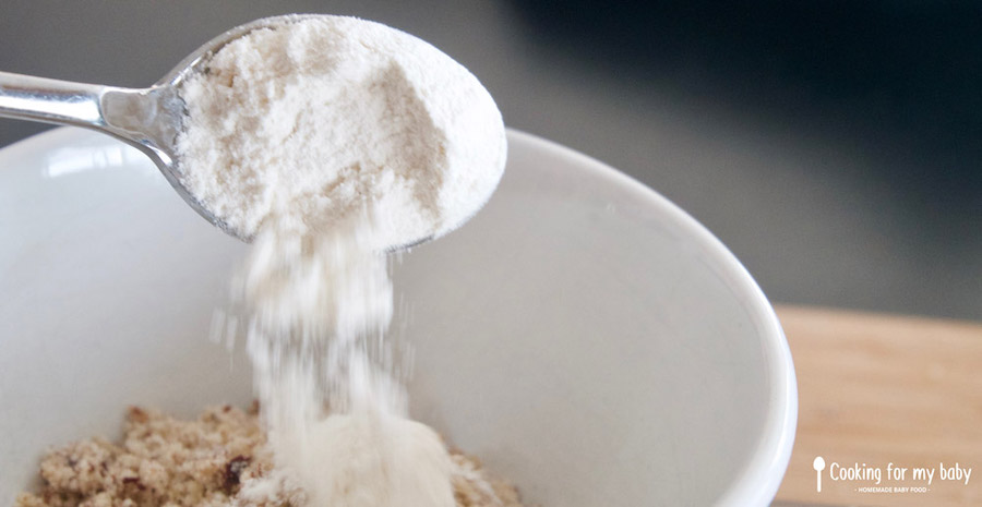 Flour for french hazelnut financiers baby recipe