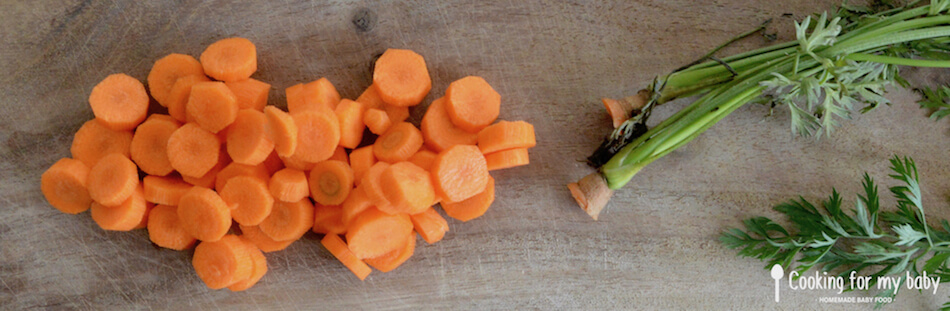Baby recipe with carrots