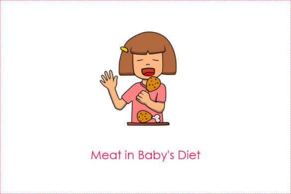 Meat for baby: Age, Quantities, Type of meats...