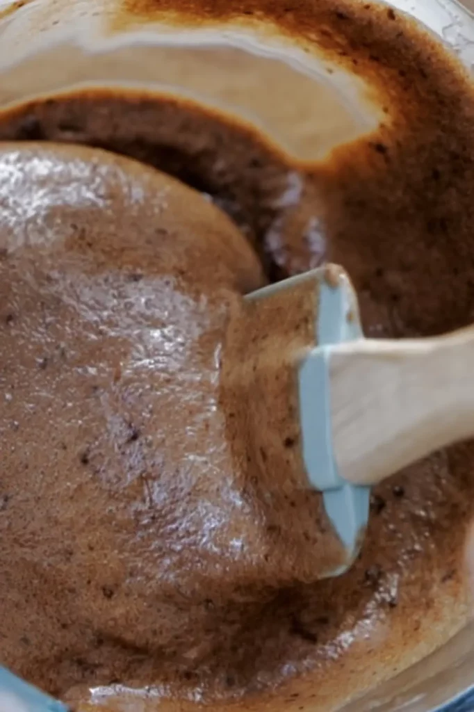 Folding with spatula